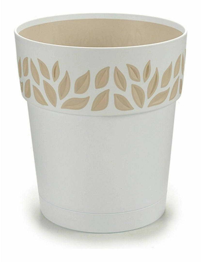 imagem de Vaso Autoirrigável Stefanplast Cloe Branco Plástico 15 x 15 x 15 cm (12 Unidades)2