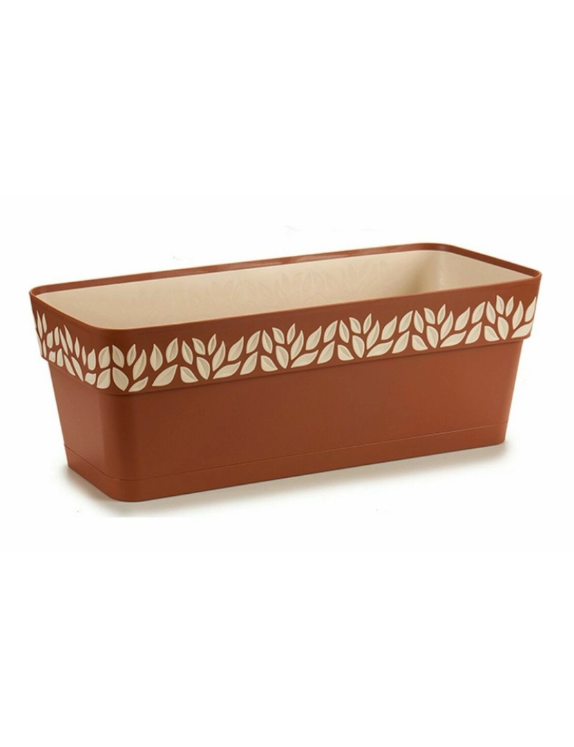 imagem de Floreira Autoirrigável Stefanplast Cloe Terracota Plástico 17,5 x 17 x 49,5 cm (12 Unidades)2