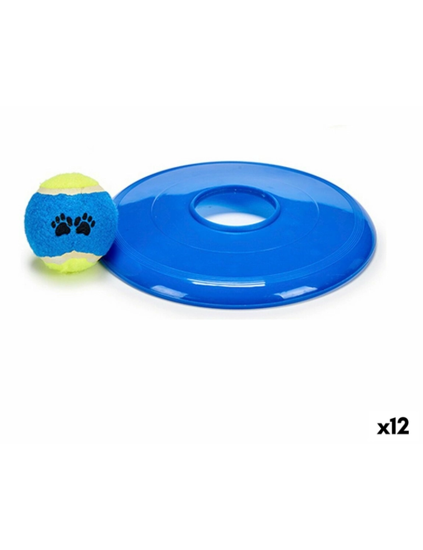 imagem de Conjunto de Brinquedos para Cães Bola Frisbee Borracha Polipropileno (12 Unidades)1