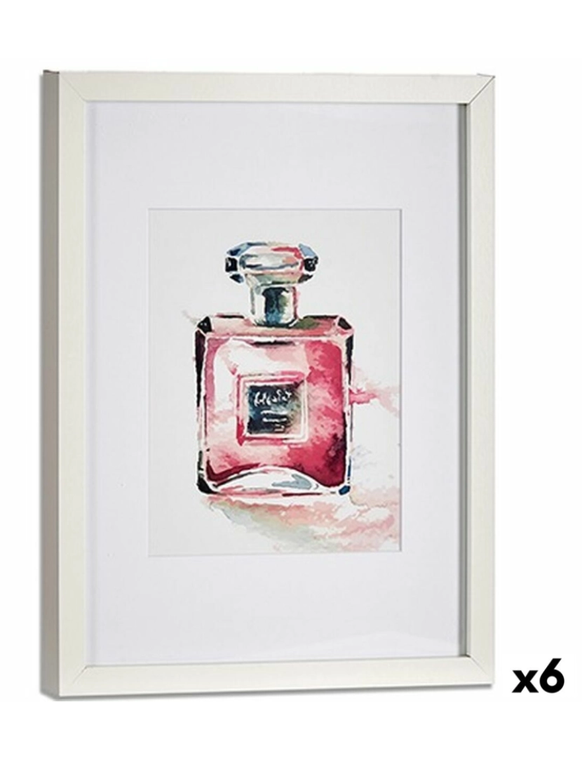 Gift Decor - Pintura Perfume Vidro Aglomerado 33 x 3 x 43 cm (6 Unidades)