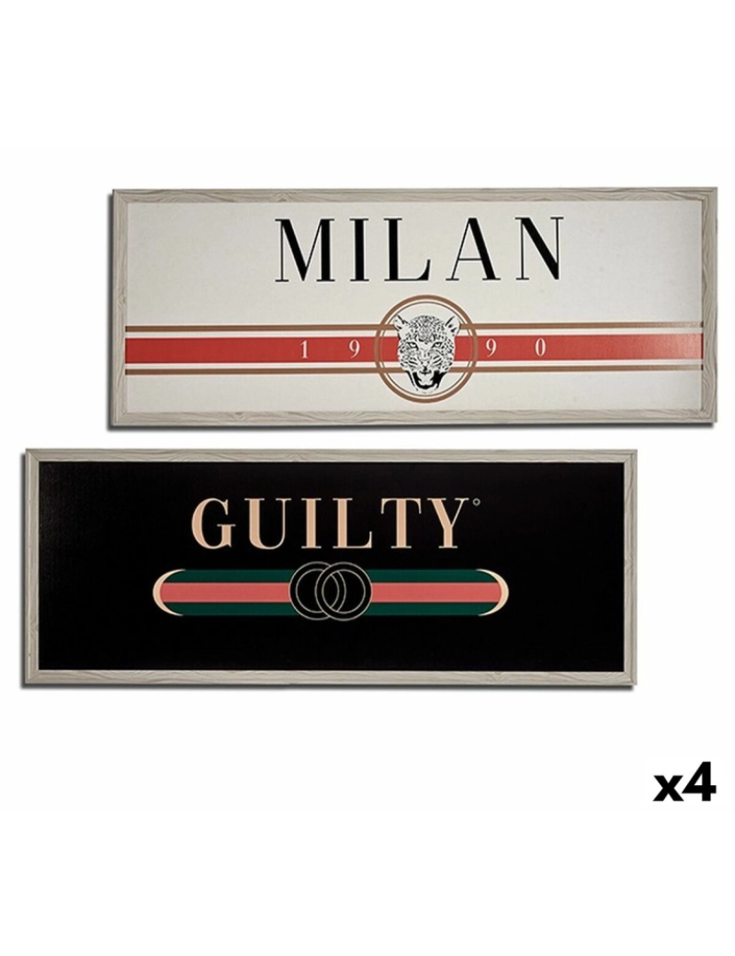 imagem de Pintura GUILTY MILAN Aglomerado 2 x 46 x 121 cm (4 Unidades)1