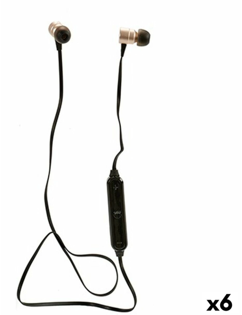 Grundig - Auriculares Bluetooth com microfone Grundig (6 Unidades)