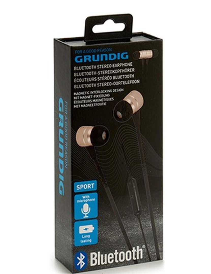 imagem de Auriculares Bluetooth com microfone Grundig (6 Unidades)3