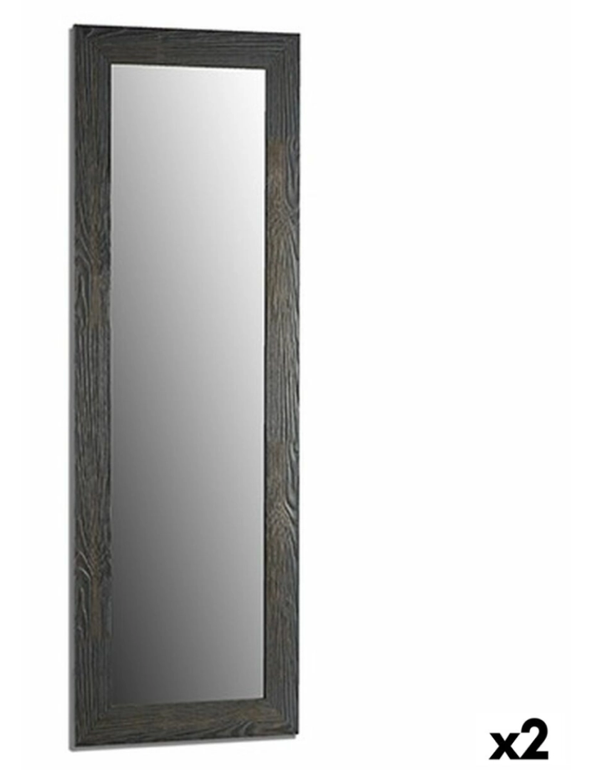 imagem de Espelho de parede Cinzento Madeira Vidro 46 x 136 x 2 cm (2 Unidades)1