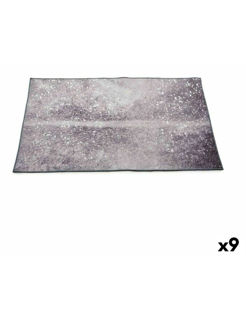 Gift Decor - Tapete Branco Cinzento 100 x 150 cm (9 Unidades)