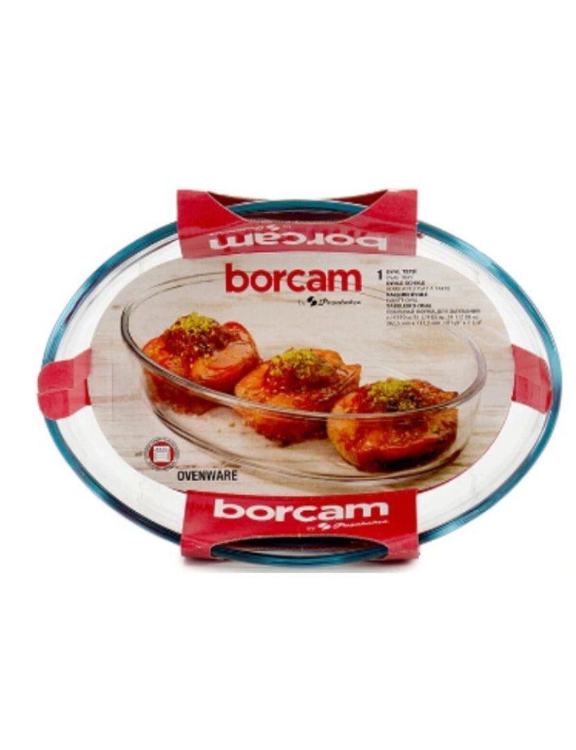 imagem de Recipiente de Cozinha Borcam Ovalada 1,5 L 18 x 6 x 26 cm (10 Unidades)3