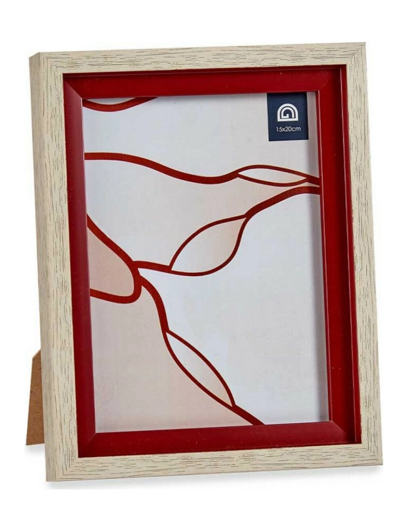 imagem de Moldura de Fotos 18,8 x 2 x 24 cm Cristal Vermelho Madeira Castanho Plástico (6 Unidades)2