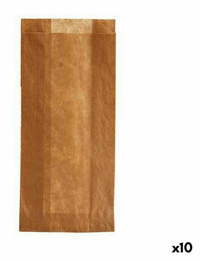 imagem de Conjunto de Sacos Reutilizáveis para Alimentos Compostável 12 x 27 cm Cellulose (10 Unidades)1