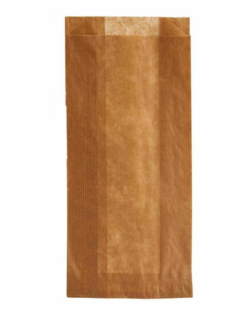 imagem de Conjunto de Sacos Reutilizáveis para Alimentos Compostável 10 x 34 cm Castanho Cellulose (28 Unidades)2