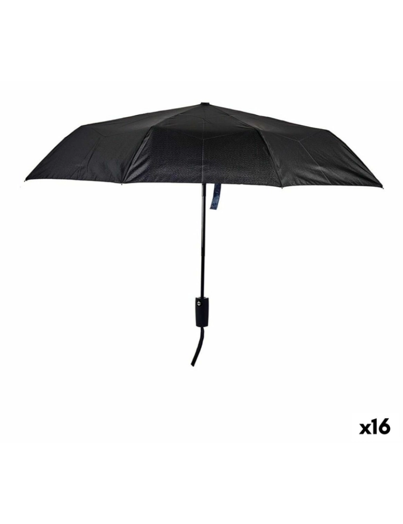 Bigbuy Home - Guarda-Chuva Preto 80 x 90 x 57 cm (16 Unidades)