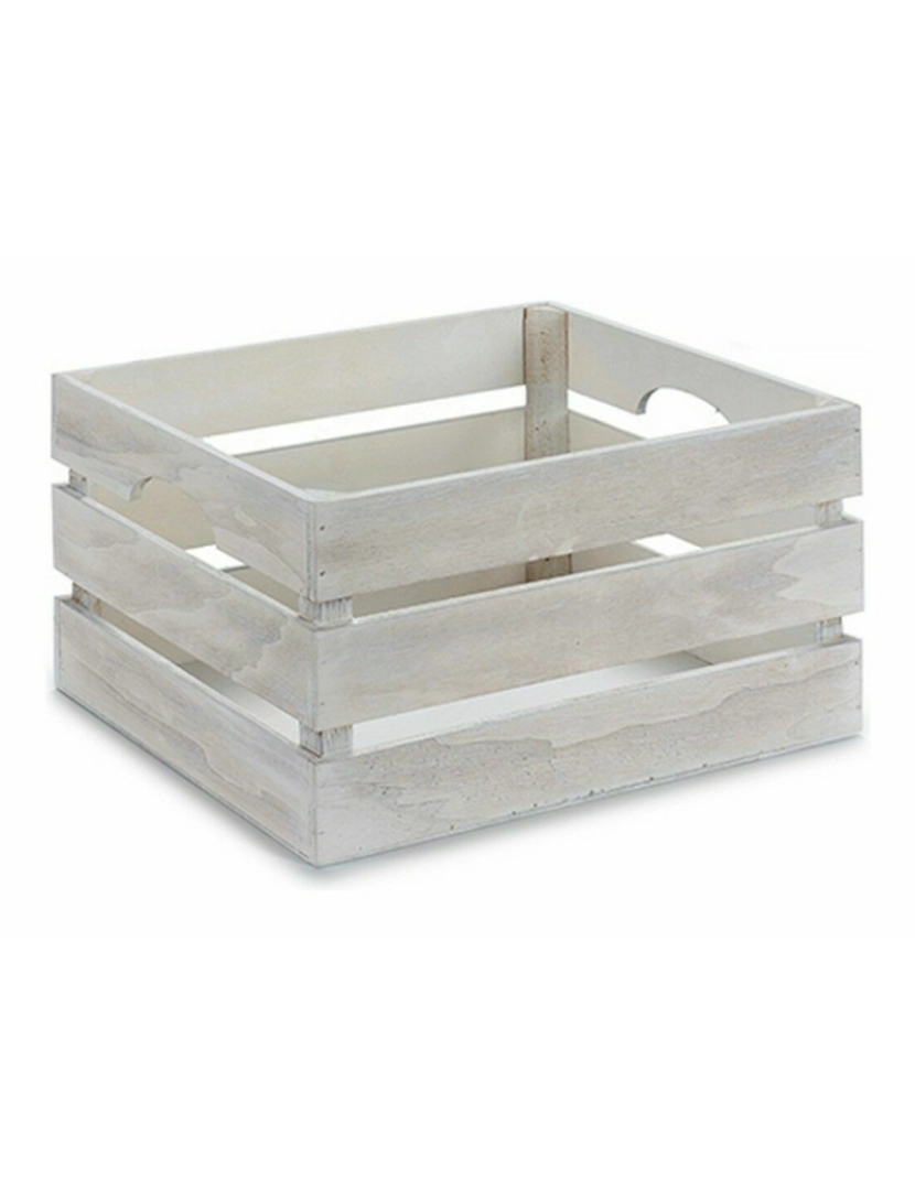 imagem de Caixa Decorativa Branco Madeira 36 x 18 x 26 cm (12 Unidades)2