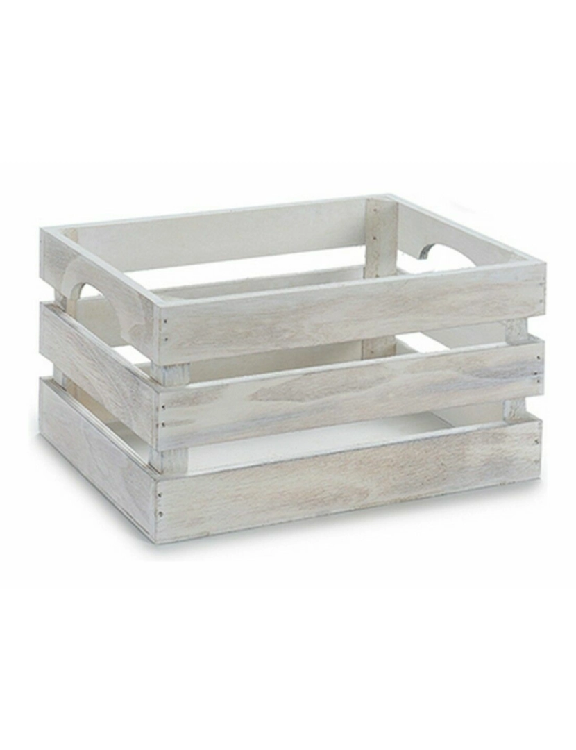 imagem de Caixa Decorativa Branco Madeira de álamo 26,2 x 13,2 x 15,8 cm (24 Unidades)2