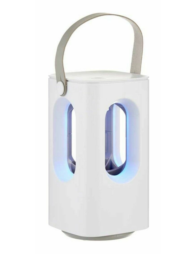 imagem de Lâmpada antimosquitos recarregável com LED 2 em 1 Branco ABS (6 Unidades)2