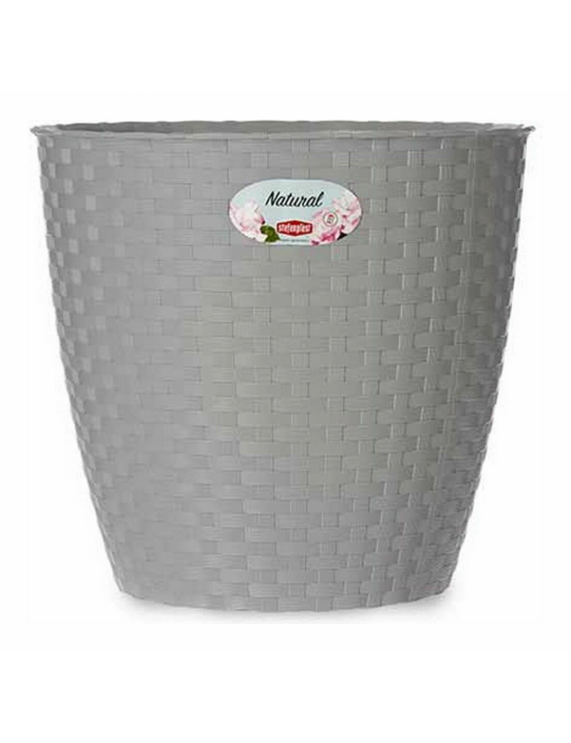 imagem de Vaso Stefanplast Cinzento Plástico 29 x 26,5 x 29 cm (6 Unidades)3