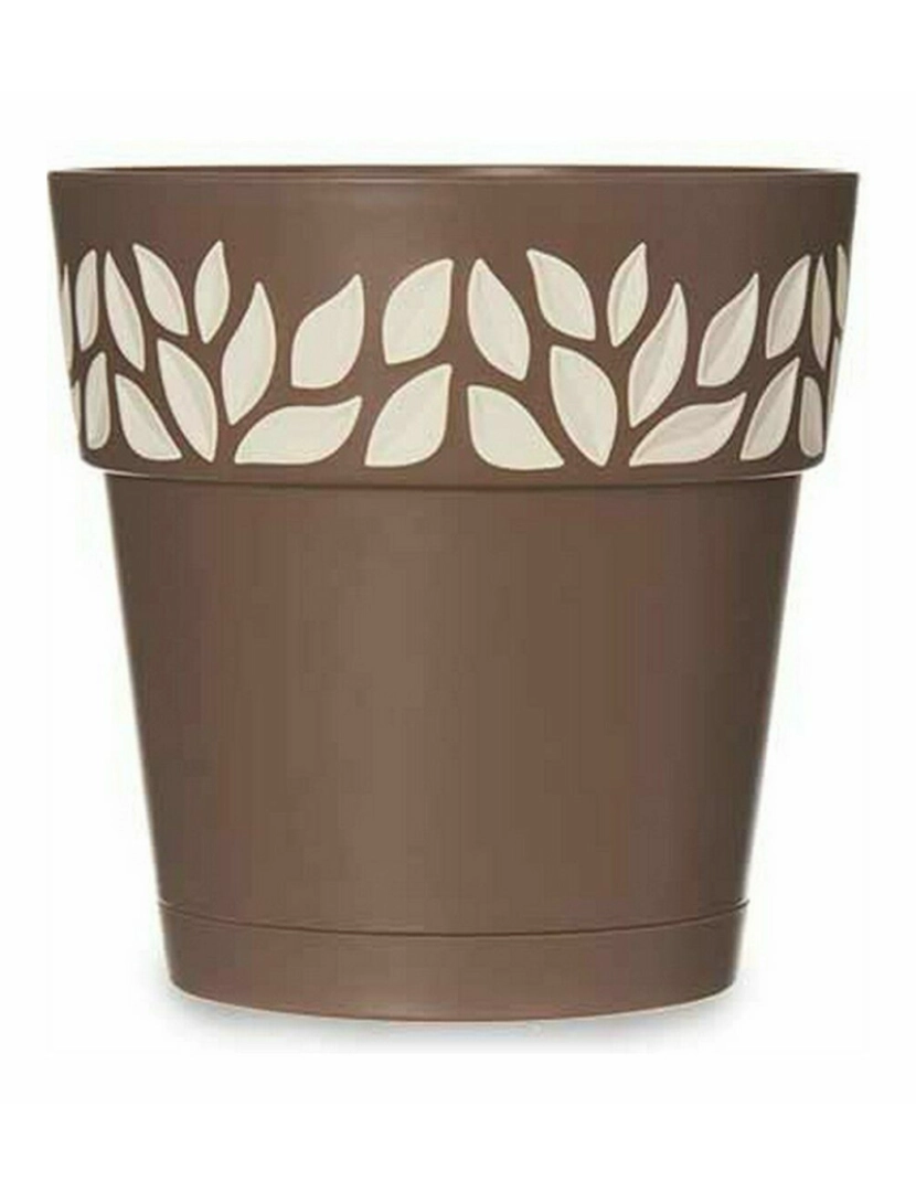 imagem de Vaso Autoirrigável Stefanplast Cloe Castanho Plástico 15 x 15 x 15 cm (12 Unidades)2