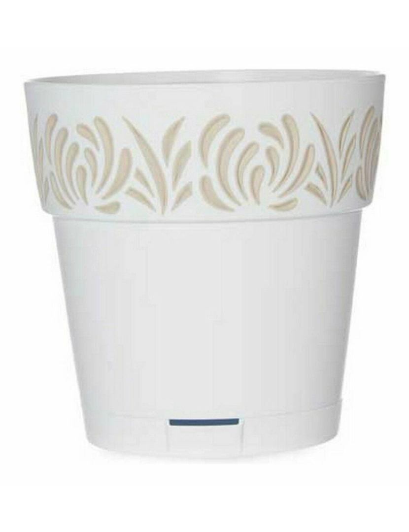 imagem de Vaso Autoirrigável Stefanplast Gaia Branco Plástico 15 x 15 x 15 cm (12 Unidades)3