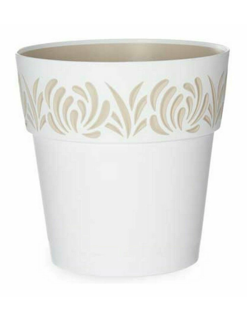 imagem de Vaso Autoirrigável Stefanplast Gaia Branco Plástico 19 x 19 x 19 cm (12 Unidades)2