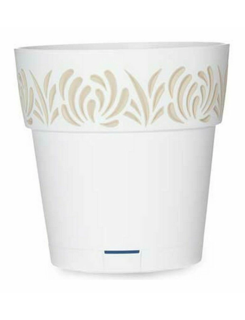 imagem de Vaso Autoirrigável Stefanplast Gaia Branco Plástico 19 x 19 x 19 cm (12 Unidades)3