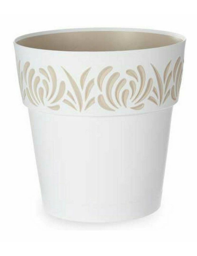 imagem de Vaso Autoirrigável Stefanplast Gaia Branco Plástico 29 x 29 x 29 cm (6 Unidades)2