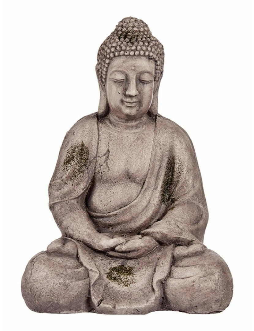 imagem de Figura Decorativa para Jardim Buda Poliresina 23 x 42 x 30 cm (2 Unidades)2