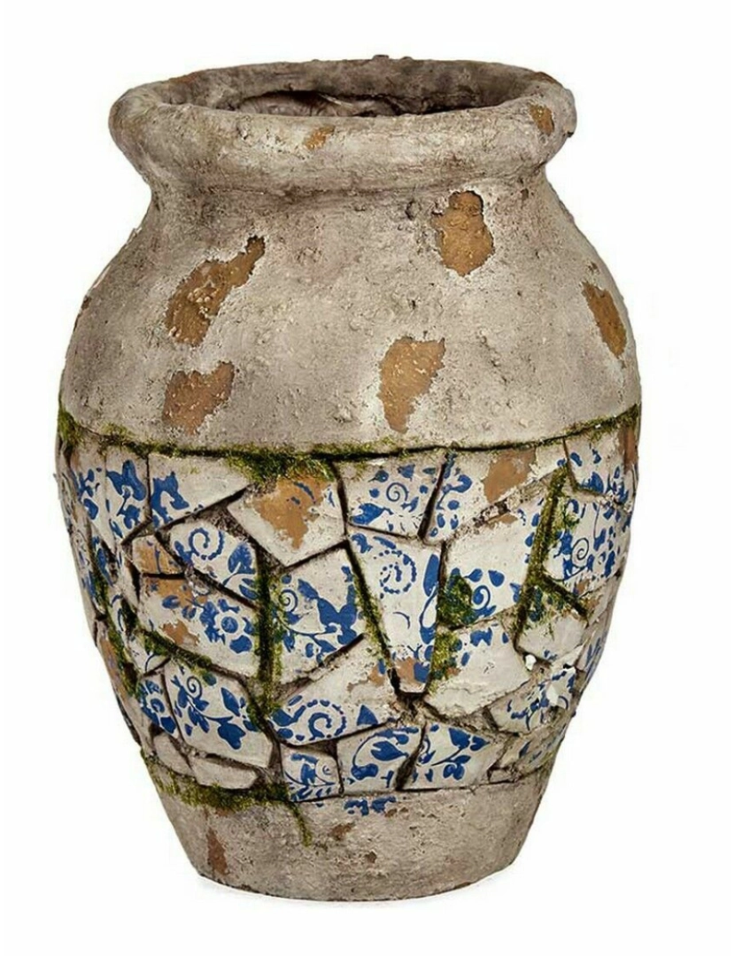 imagem de Figura Decorativa para Jardim Vaso Poliresina 25 x 32,5 x 25 cm (2 Unidades)2