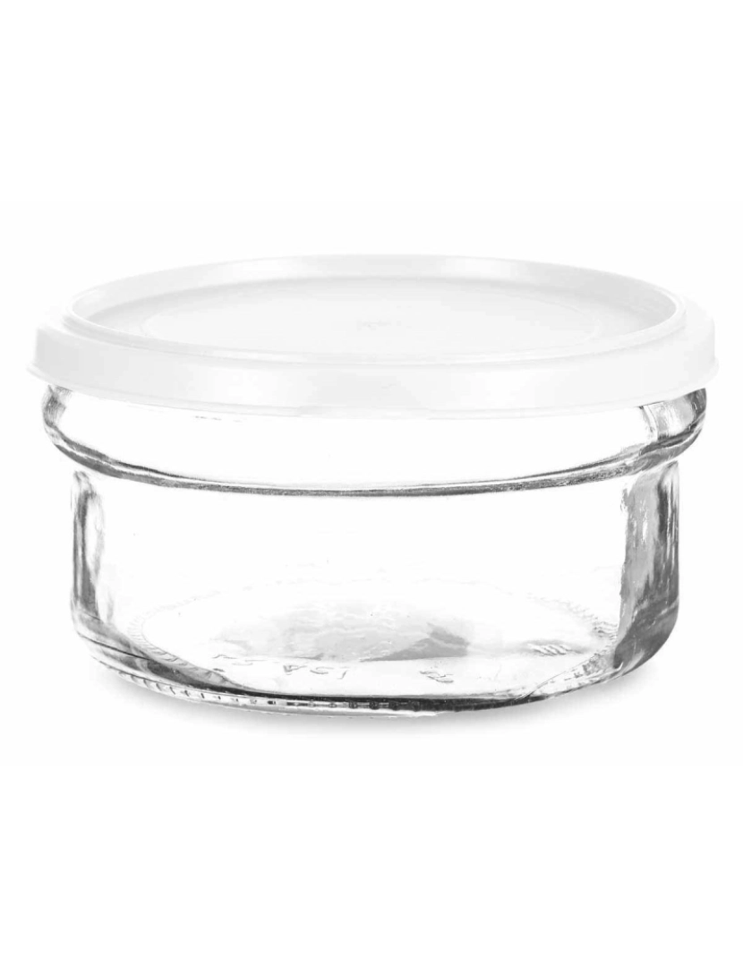 imagem de Lancheira Redonda com Tampa Branco Plástico 415 ml 12 x 6 x 12 cm (24 Unidades)2