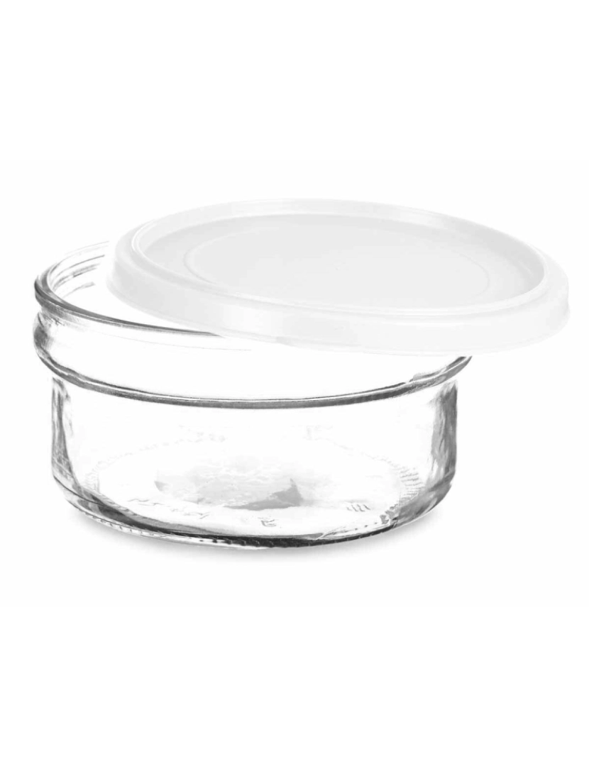 imagem de Lancheira Redonda com Tampa Branco Plástico 415 ml 12 x 6 x 12 cm (24 Unidades)3