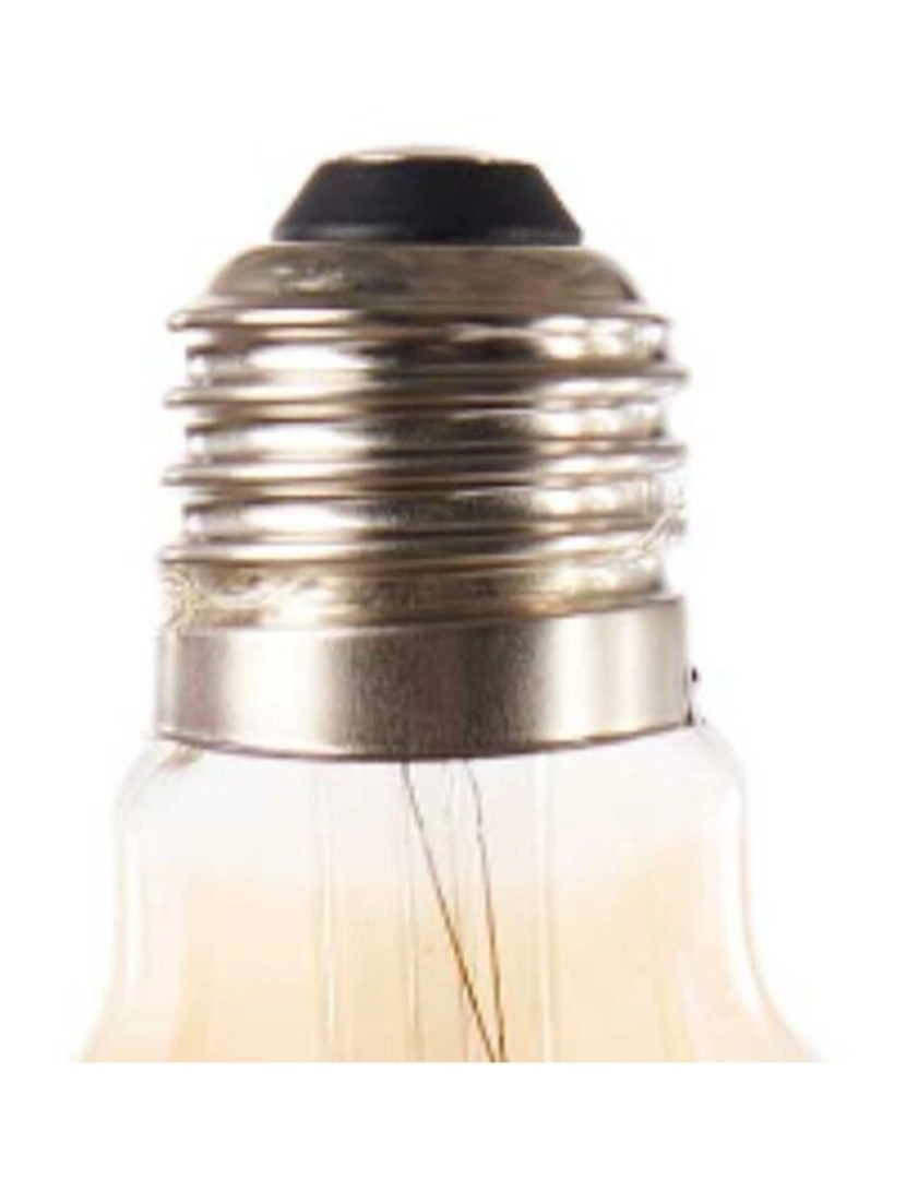 imagem de Lâmpada LED E27 Vintage Transparente 4 W 8 x 12 x 8 cm (12 Unidades)5