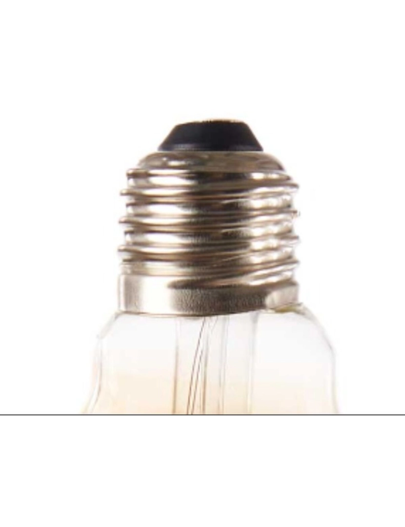 imagem de Lâmpada LED Vintage E27 Transparente 4 W 9,5 x 14 x 9,5 cm (12 Unidades)5