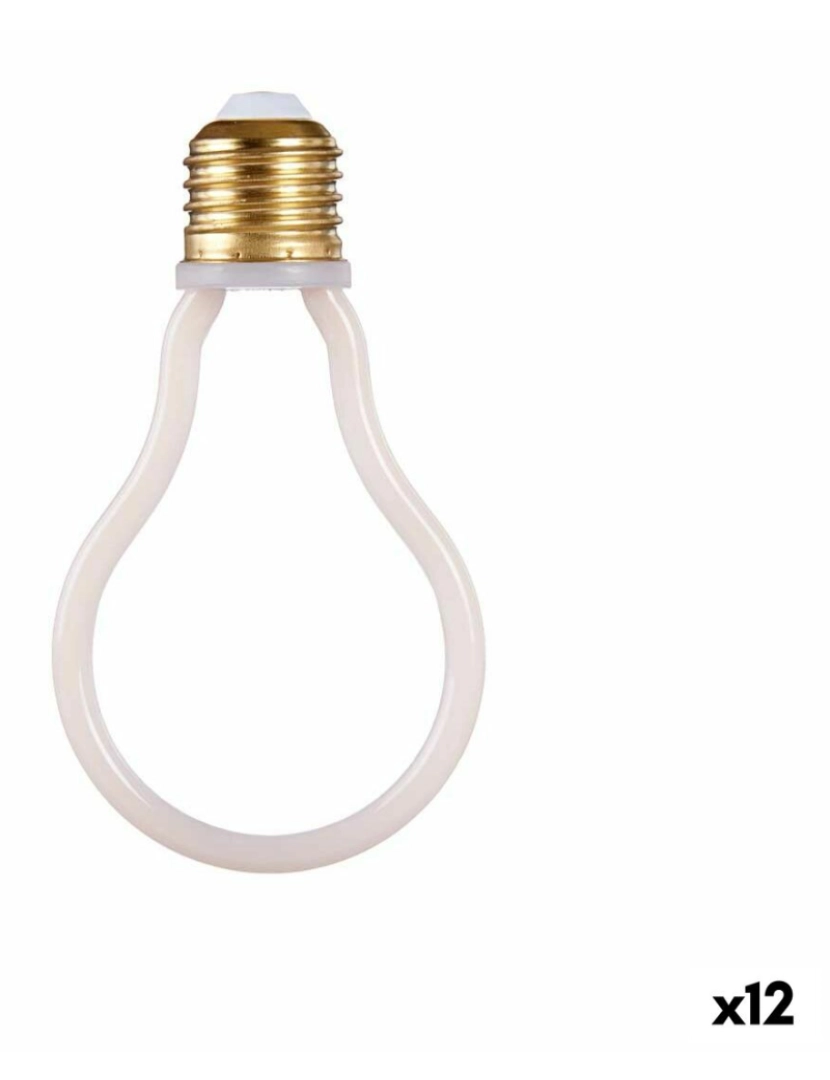 Gift Decor - Lâmpada LED Branco 4 W E27 9,5 x 13,5 x 3 cm (2700 K) (12 Unidades)