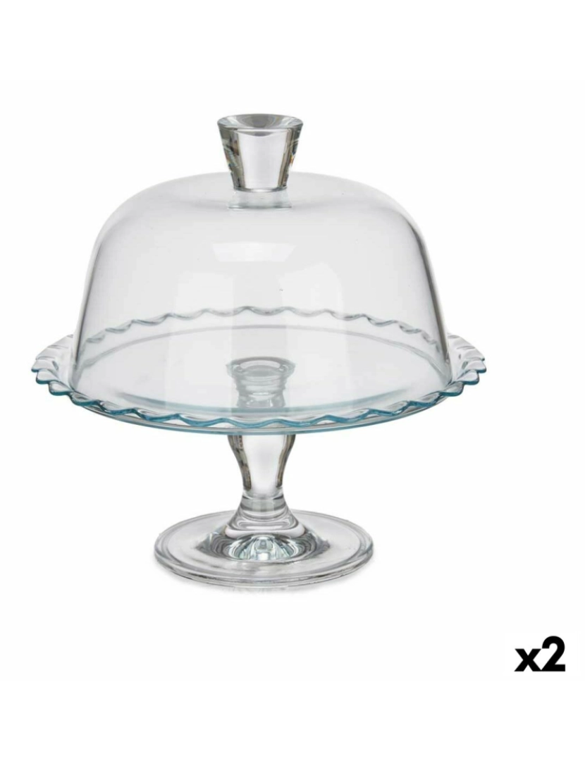 Pasabahce - Tarteira Transparente Vidro 26 x 26 x 26 cm (2 Unidades)