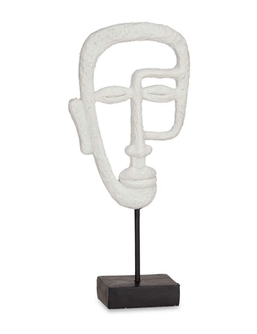 imagem de Figura Decorativa Face Branco 19,5 x 38 x 10,5 cm (4 Unidades)2