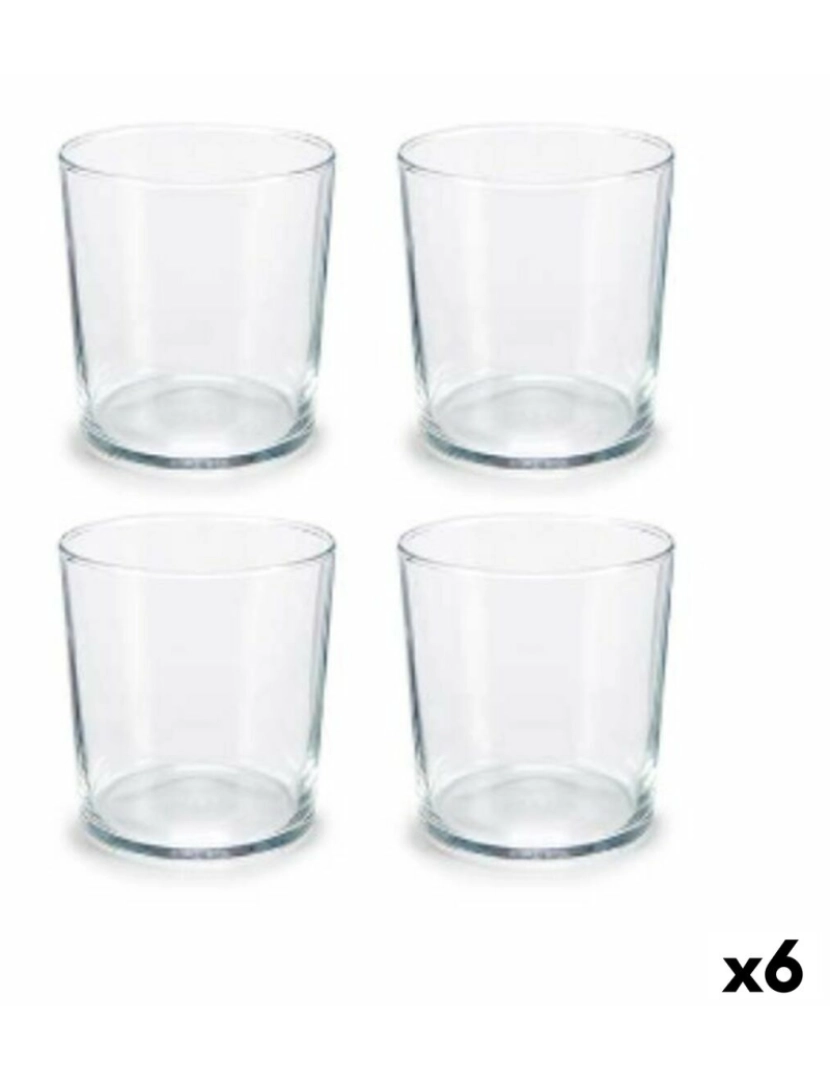 Pasabahce - Conjunto de Copos Bistro 380 ml Transparente Cristal (6 Unidades)