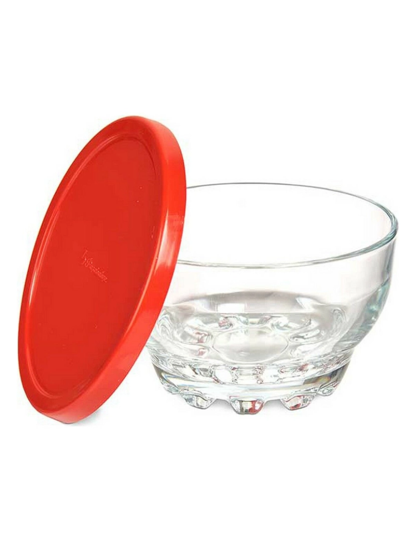 imagem de Conjunto de Tigelas Karaman Vermelho Transparente Vidro Polietileno Ø 10,5 cm 275 ml (8 Unidades)3