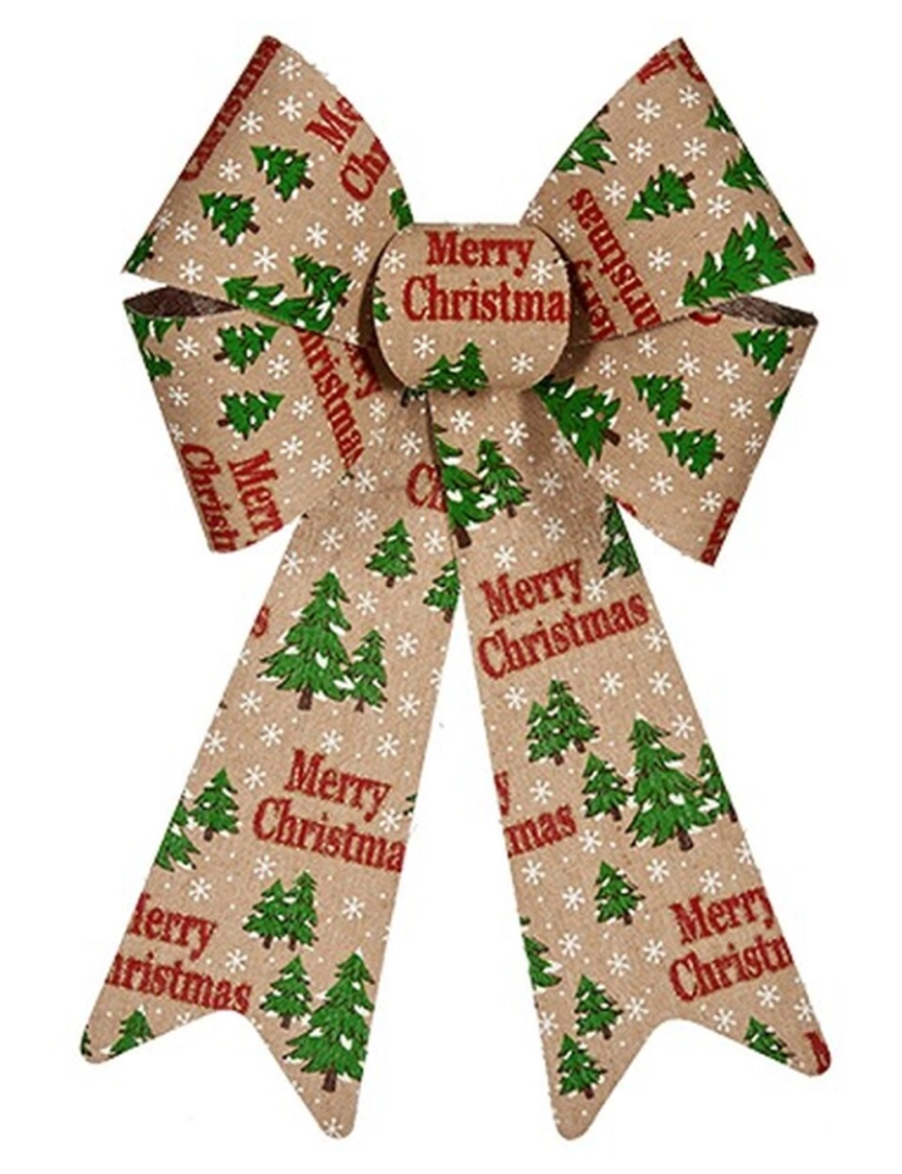 imagem de Laço Merry Christmas Adorno Natalício Multicolor PVC 24 x 34 x 5 cm (12 Unidades)2