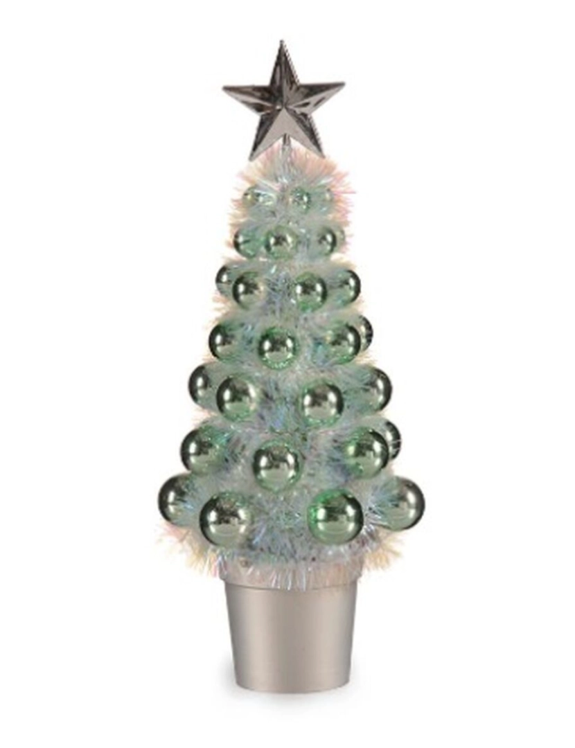 imagem de Figura Decorativa Árvore de Natal Verde Polipropileno Plástico 12,2 x 30 x 12,2 cm (12 Unidades)2