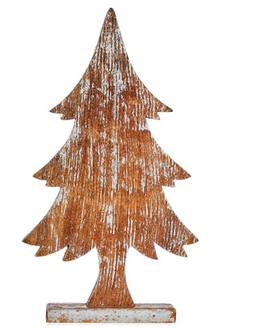 imagem de Figura Decorativa Árvore de Natal Prateado Madeira 5 x 49,5 x 26 cm (6 Unidades)2