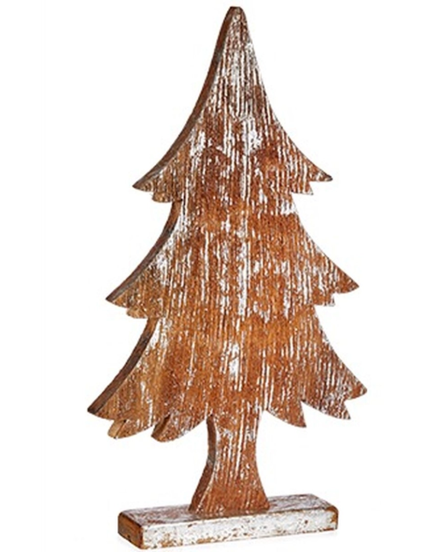 imagem de Figura Decorativa Árvore de Natal Prateado Madeira 5 x 49,5 x 26 cm (6 Unidades)3