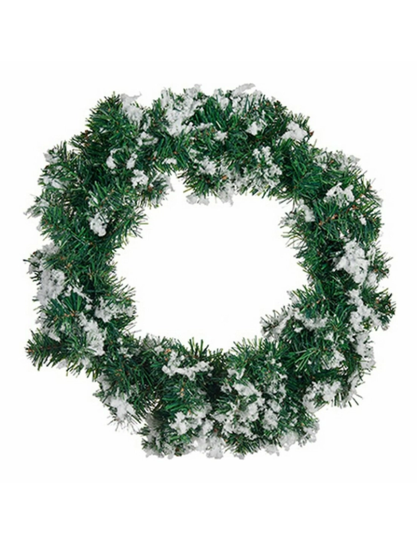 imagem de Coroa de Natal Branco Verde 47 x 10 x 47 cm (8 Unidades)2