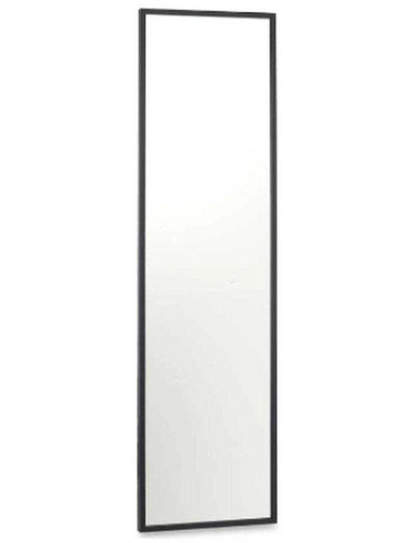 imagem de Espelho de parede Preto Madeira MDF 40 x 142,5 x 3 cm (2 Unidades)2