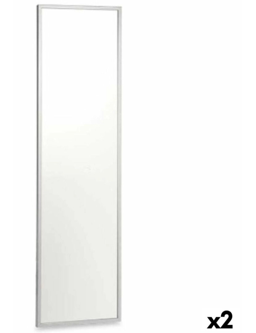 imagem de Espelho de parede Prateado Madeira MDF 40 x 142,5 x 3 cm (2 Unidades)1