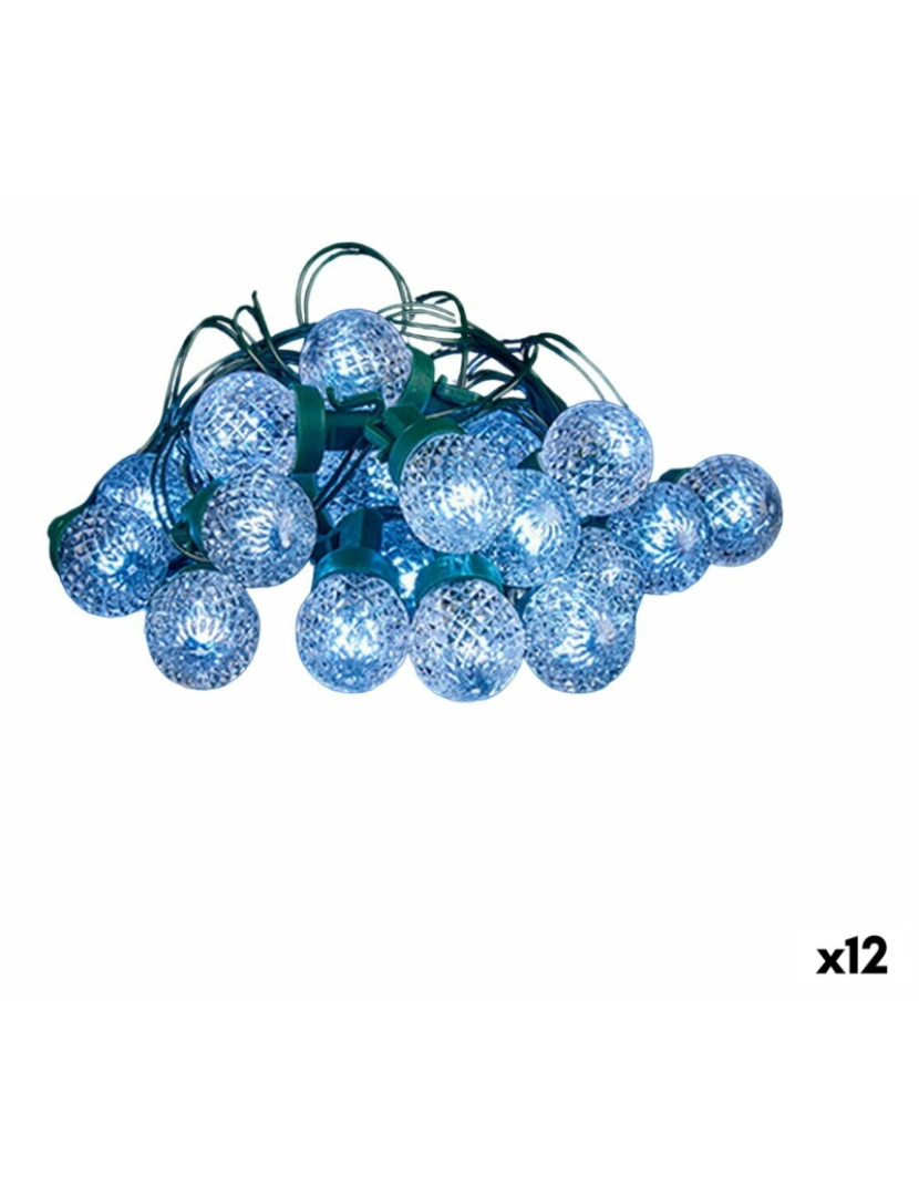 Krist+ - Grinalda de Luzes LED Branco 600 x 5 x 2 cm (12 Unidades)