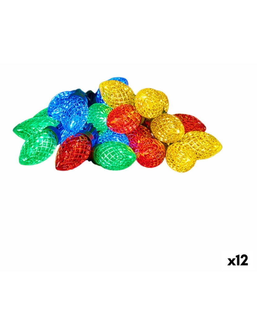 Krist+ - Grinalda de Luzes LED Multicolor 500 x 5 x 2 cm (12 Unidades)