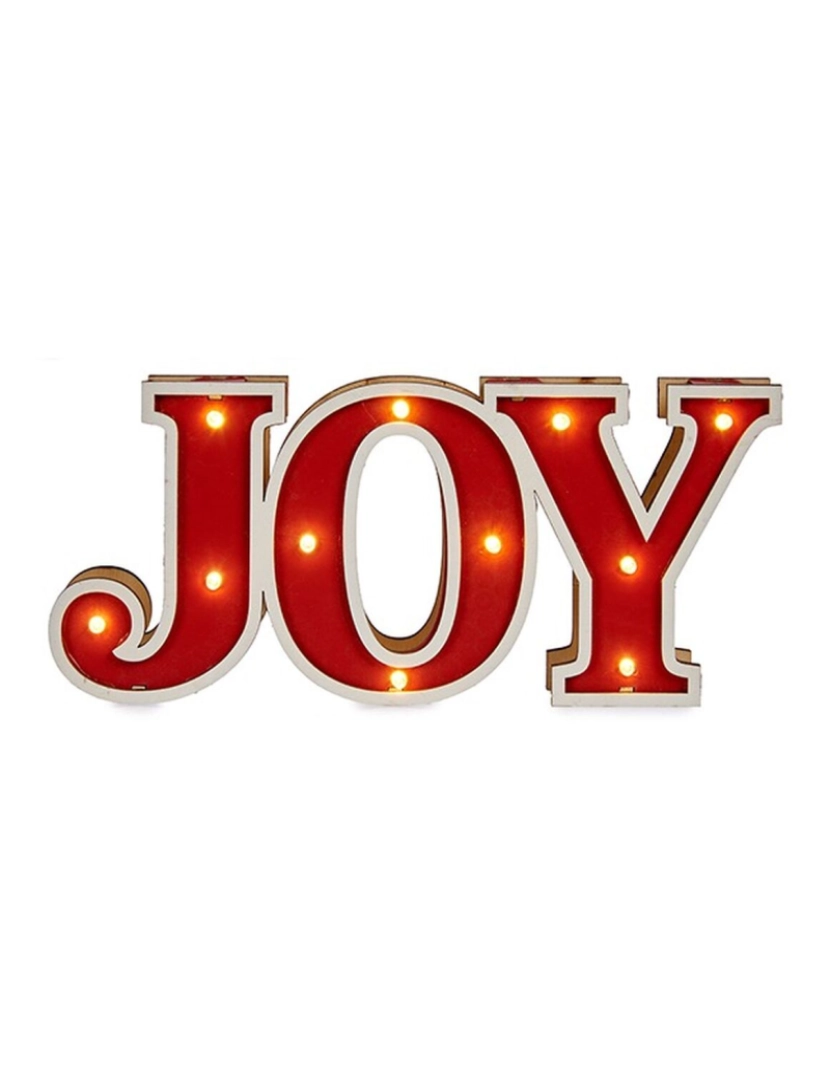 imagem de Figura Decorativa Joy Vermelho Madeira 3,7 x 11,5 x 26 cm (12 Unidades)2
