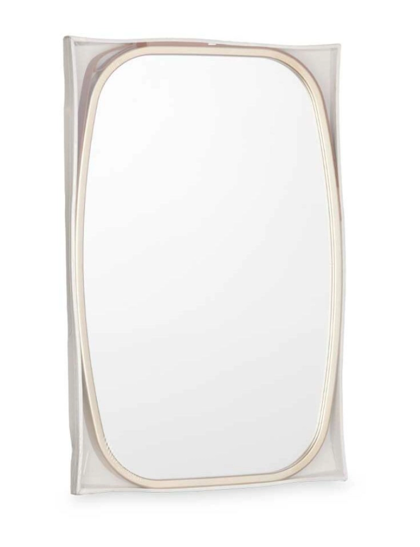 imagem de Espelho de parede Castanho champagne Cristal Polipele 43 x 65 x 3 cm (4 Unidades)3