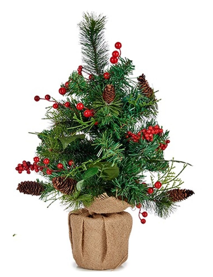 imagem de Árvore de Natal Castanho Vermelho Verde 23 x 47 x 27 cm (4 Unidades)2
