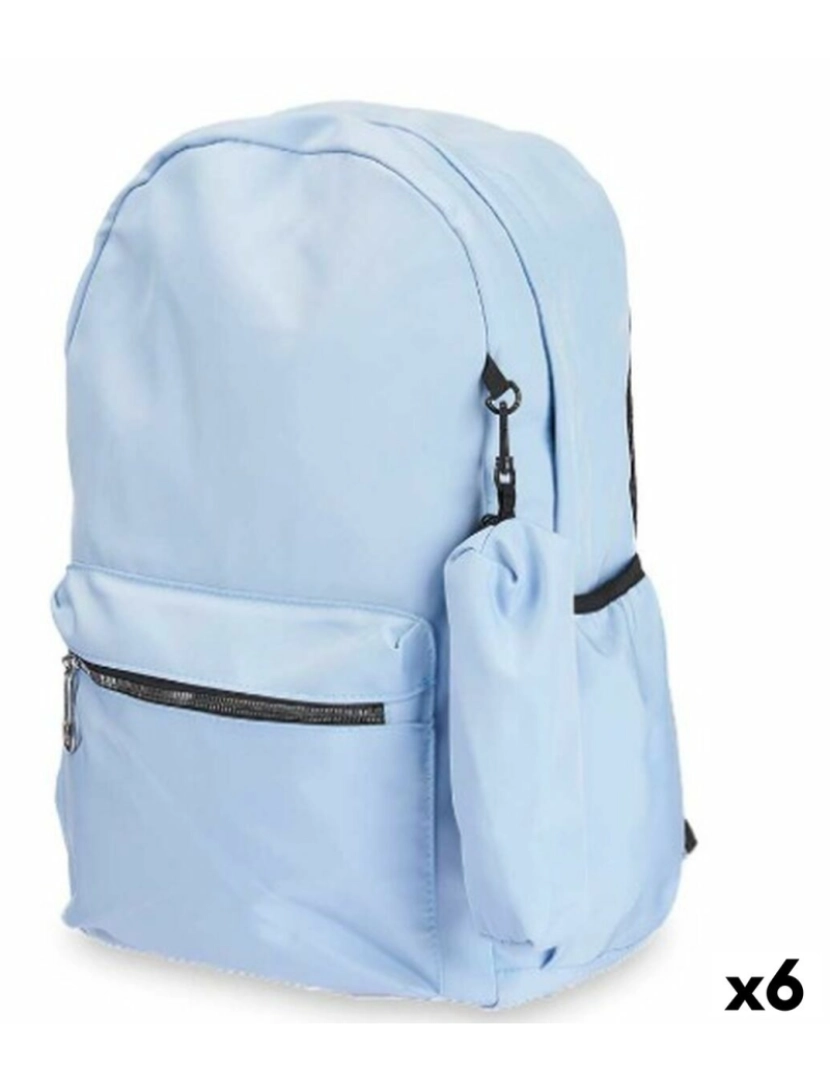 Pincello - Mochila Escolar Azul Claro 37 x 50 x 7 cm (6 Unidades)