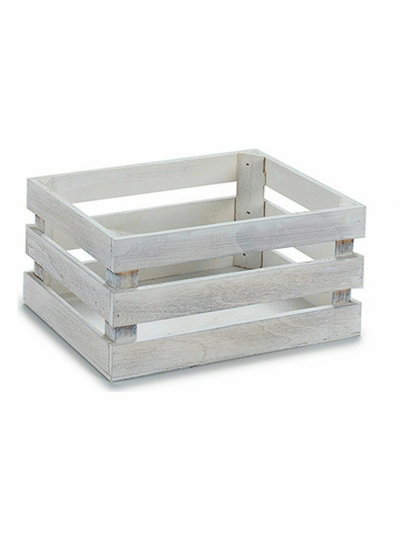 imagem de Caixa Decorativa Branco Madeira de álamo 22 x 9 x 13 cm (48 Unidades)2