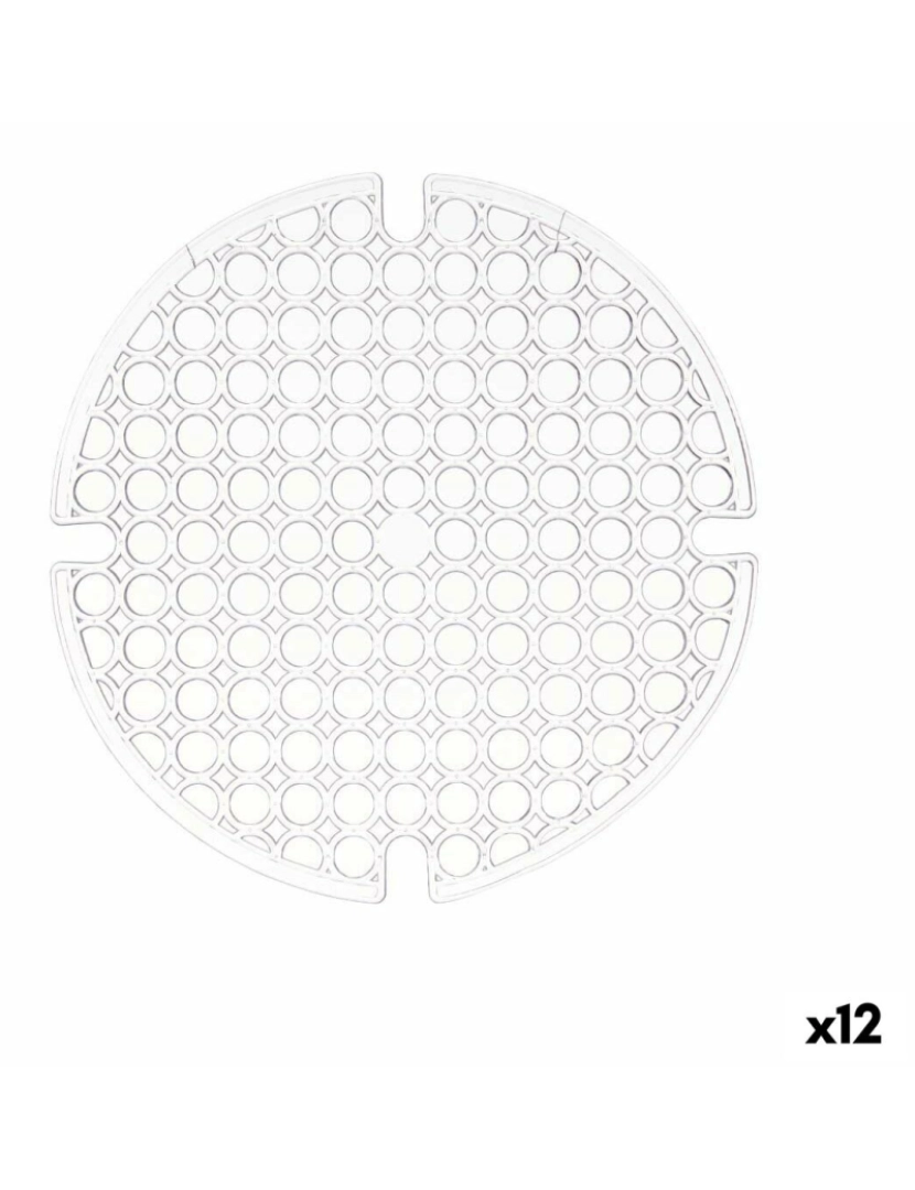 Kinvara - Tapete Lava-loiça Transparente Plástico 29 x 0,1 x 29 cm (12 Unidades)