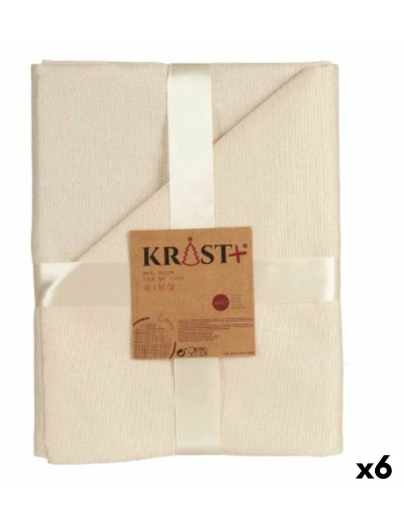 Krist+ - Toalha de Mesa Dourado 180 x 140 cm (6 Unidades)